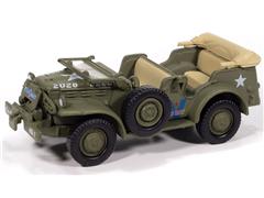 JOHNNY LIGHTNING #JLML012-B-6 - WWII Dodge WC57 Command Car in Army Green - VJ Victory Japan Parade Vehicle