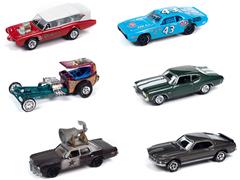 JOHNNY LIGHTNING #JLPC017-CASE - Pop Culture 2025 Release 2 - 6-Piece Set in a Non-Returnable Factory-Sealed CASE