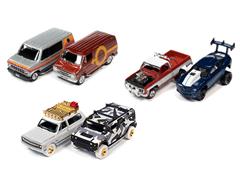 JOHNNY LIGHTNING #JLPK015-B-SP3 - Twin Pack 2021 Release 4B - 3-Piece SET including WHITE LIGHTNING Chase Cars