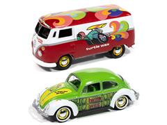 JOHNNY LIGHTNING #JLPK023-A-1 - Turtle Wax Twin-Pack A