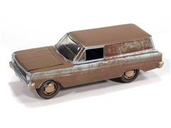 JOHNNY LIGHTNING #JLSF031-6 - Project in Progress - 1964 Ford Falcon Delivery in Skylight Blue with Rust Patina