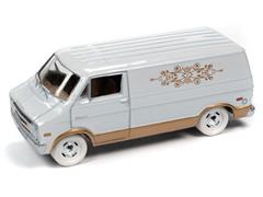 JLSP167-B-SP - Johnny Lightning 1976 Dodge Tradesman Van WHITE