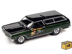 JLSP173-A-CASE - Johnny Lightning Turtle Wax 1965 Chevrolet Chevelle Wagon