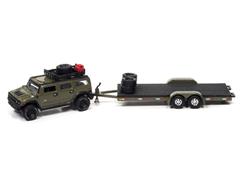 JLSP202-A - Johnny Lightning 2004 Hummer Moss Green