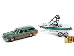 JLSP204-A-CASE - Johnny Lightning 1973 Chevrolet Caprice Woody Wagon