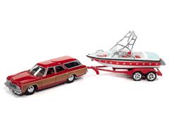 JLSP204-B - Johnny Lightning 1973 Chevrolet Caprice Woody Wagon