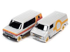 Johnny Lightning Boogie Van Twin Pack WHITE