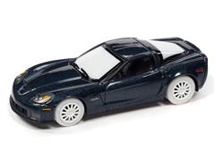 JOHNNY LIGHTNING #JLSP245-B-SP - 2012 Chevrolet Corvette Z06 in Supersonic Blue Metallic - WHITE LIGHTNING Chase Car