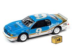 Johnny Lightning 1986 Ford Thunderbird Stock Car Blue