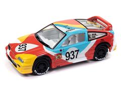 JOHNNY LIGHTNING #JLSP363-A - 1989 Honda CRX in Red White Yellow and Blue Body - 24hrs of Lemons