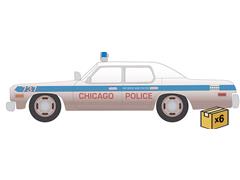 JLSP396-CASE - Johnny Lightning Blues Brothers Chicago Police 1975 Dodge Monaco
