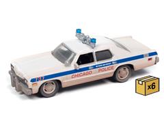 JLSP396-CASE - Johnny Lightning Blues Brothers Chicago Police 1975 Dodge Monaco