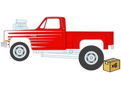 JLSP403-A-CASE - Johnny Lightning 1987 Chevrolet Silverado Pickup