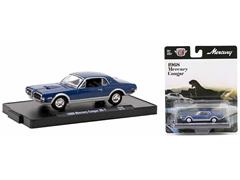 M2MACHINES #11228-109-D - 1968 Mercury Cougar XR-7 in Blue with SIlver Accents