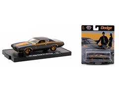 M2MACHINES #11228-118-A-SP - 1971 Dodge Charger in Black with Orange Accents and Gold Chrome Rims