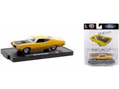 M2MACHINES #11228-119-A - 1970 Ford Torino Cobra in Yellow with Black Accents