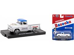 M2MACHINES #11228-119-D - Bazooka - 1958 Chevrolet Apache Truck in White