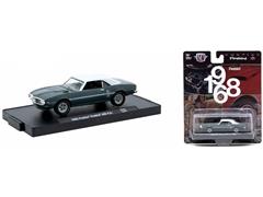 M2MACHINES #11228-122-C - 1968 Pontiac Firebird 400 H O in Green and White