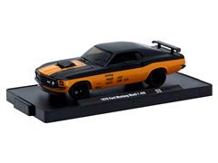 M2MACHINES #11228-133C - 1970 Ford Mustang Mach 1 428 in Orange and Black