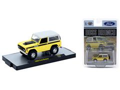 M2MACHINES #31500-HS58 - 1969 Ford Boss Bronco in Yellow and White
