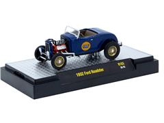 M2MACHINES #32500-103A - 1932 Ford Roadster in Blue with Gulf Logo