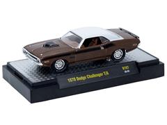 M2MACHINES #32500-107-D - 1970 Dodge Challenger T/A in Brown and White
