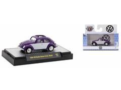 1956 Volkswagen Beetle Deluxe USA Model in Purple with White Accents #32500-88-C
