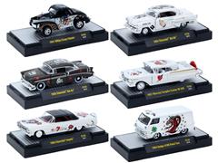 M2MACHINES #32500-S154-CASE - Auto-Thentics Release S154 - Tattoo Graphic Collection - 6 Pieces in a Non-Returnable Case