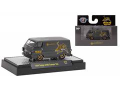 M2MACHINES #32600-76-F - 1964 Dodge A100 Camper Van in Black with Tiger Decal