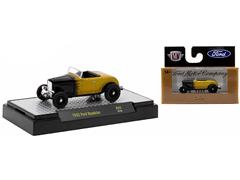 M2MACHINES #32600-82-A - 1932 Ford Roadster in Black and Yellow