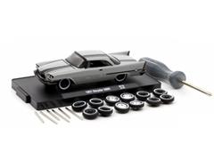 M2MACHINES #34001-13-A - 1957 Chrysler 300C in Gray with Black Stripes