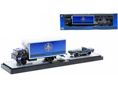 M2MACHINES #36000-86-B - 1966 Ford C-950 and 1968 Shelby GT 500 KR in Blue and White