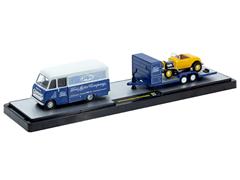 M2MACHINES #36000-93-A - 1948 Ford Parcel Truck in Blue and 1932 Ford Roadster in Yellow