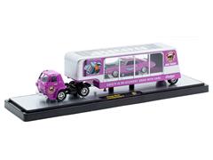 M2MACHINES #36000-94-B - 1970 Dodge L600 COE in Purple and 1970 Dodge Challenger T/A in Purple