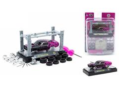 M2MACHINES #37000-77-B - 1967 Shelby GT500 in Black with Pink Decals