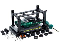 M2MACHINES #37000-80-B - 1955 Chevrolet Bel Air Hardtop Custom in Green and Black with Lift