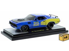 M2MACHINES #40300-136-A-CASE - VP Racing - 1971 Plymouth HEMI Cuda - 50th Anniversary of VP Racing Non-Returnable 4-Piece CASE