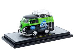M2MACHINES #40300-141-A - EMPI - 1960 Volkswagen Delivery Van in Black and Green with Silver Chrome Accents and EMPI Graphics