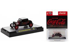 M2MACHINES #52500-A48-A - Coca-Cola - 1932 Ford Three Window Coupe in Black with Red Coke Decal