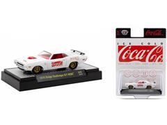 M2MACHINES #52500-A49-C - 1970 Dodge Challenger in White with Red Coca-cola Decals