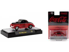 M2MACHINES #52500-A50-A - 1941 Willys Coupe in Red with Black Accents