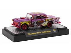 M2MACHINES #52500-A51-B-SP - Coca-Cola - 1955 Chevrolet Bel Air Hardtop Custom with Red Chrome Rims and Accents