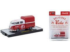 M2MACHINES #52500-A53-A - 1959 Volkswagen Double Cab Truck in Red and White