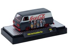 M2MACHINES #52500-A65-B-SP - Coca-Cola - 1965 Ford Econoline Van in Black with Red Chrome Rims and Details