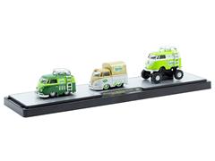 M2MACHINES #56000-TW39-C - Sprite - 1960 Volkswagen Type 2 Pickup with 1960 VW Delivery Van and 1960 VW 4X4 Delivery Van