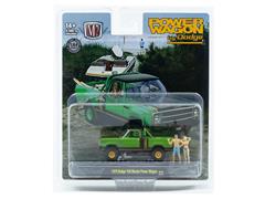 M2MACHINES #67500-15-C - 1979 Dodge 150 Macho in Green and Black - Power Wagon Adventure