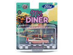 M2MACHINES #67500-16C - 1957 Ford Fairlane 500 in Pink and White -