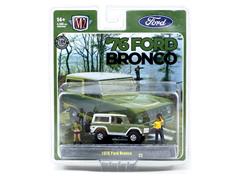 M2MACHINES #67500-20-D - 1976 Ford Bronco in Green and White