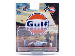 M2MACHINES #67500-21-A-SP - Gulf - 1966 Ford GT40 MK II in Blue and Orange with Orange Chrome Rims and Bumper