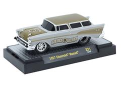 M2MACHINES #82161-31-A - 1957 Chevrolet Nomad in White and Tan
